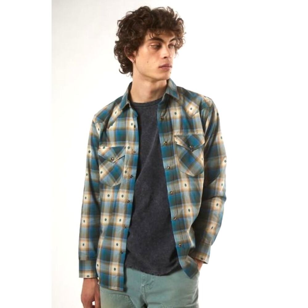 New Urban Outfitters Pendleton Long Sleeve Plaid Button Down Shirt $98 MEDIUM